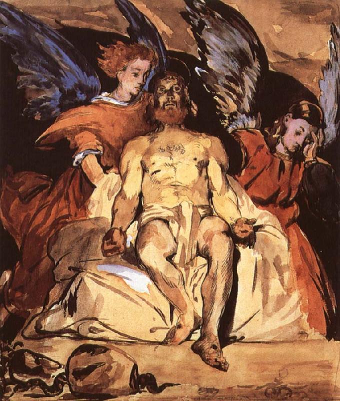 Edouard Manet Christ with Angels